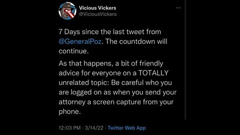 Ralph gets an email from his lawyer during Chat Watch 3.15.22
