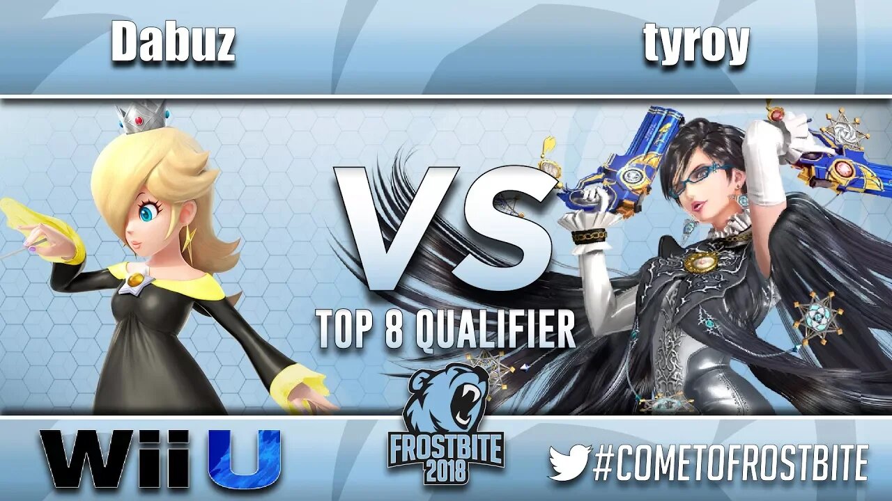 Dabuz (Rosalina and Luma) vs. E2C | tyroy (Bayonetta) - Wii U Top 48 - Frostbite 2018