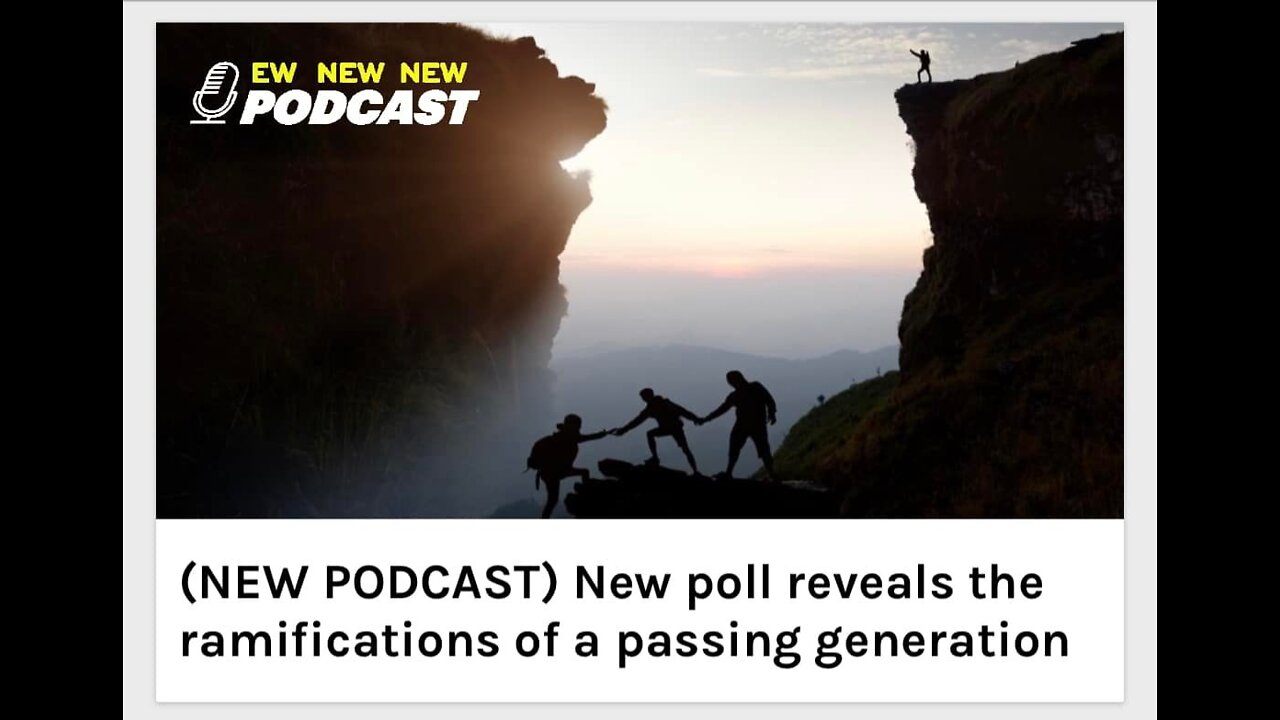 New poll reveals the ramifications of a passing generation