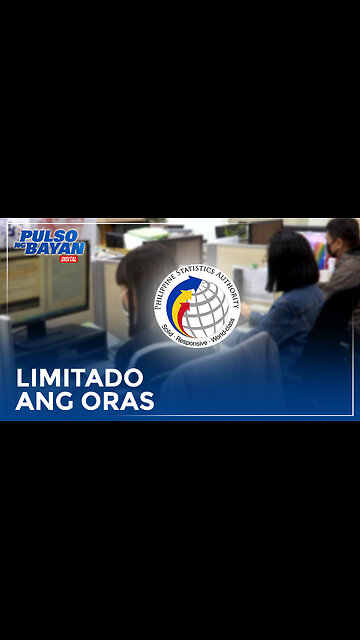 Maraming mga Pilipino, limitado lang ang oras ng kanilang trabaho – PSA