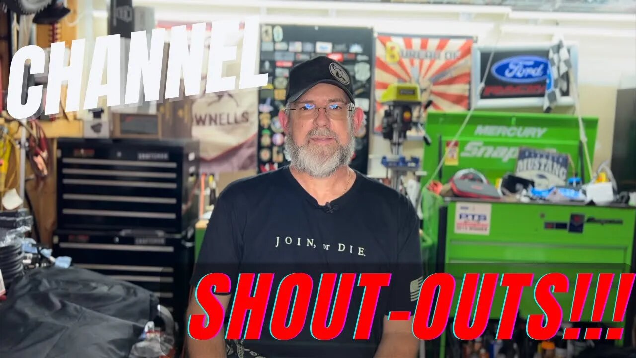 Channel Shout Outs!