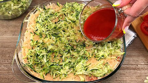 Grated potatoes! A very tasty dinner for the whole family