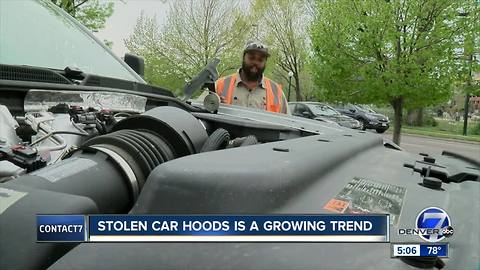 The City of Aurora has a car hood theft trend, according to latest crime reports