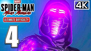 MARVEL'S SPIDER-MAN MILES MORALES Gameplay Walkthrough PART 4 | ULTIMATE DIFFICULTY [4K 60FPS]