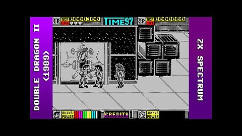 Double Dragon II Longplay (ZX Spectrum 128K) [QHD]