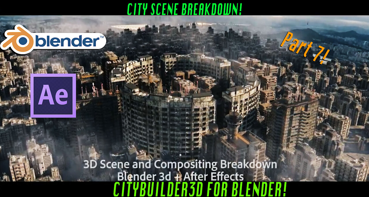 CityBuilder3d Blender scene breakdown: Soviet Trailer setup #7