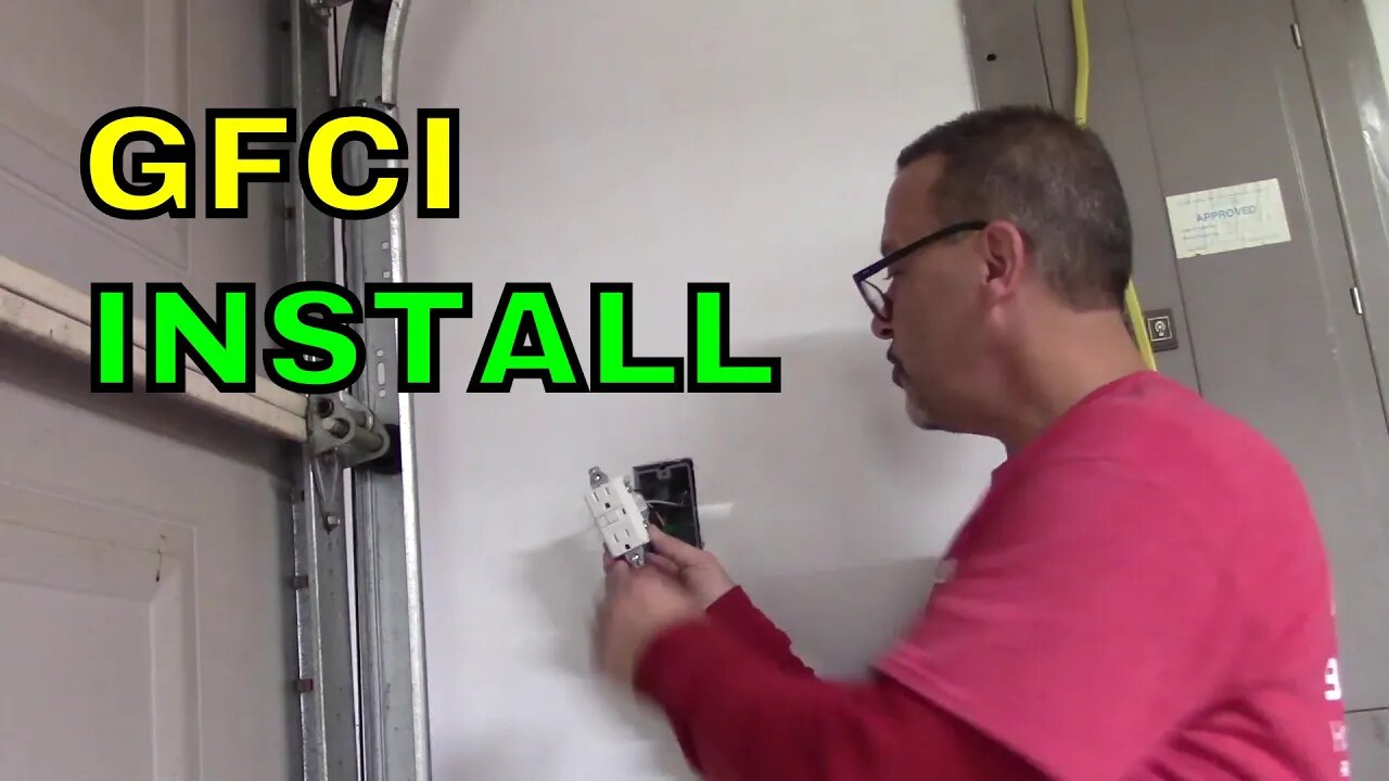 Advanced DIY adding a circuit and GFCI outlet to a house or garage short version