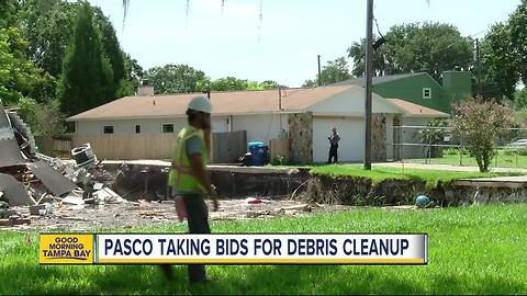 Pasco County gives Land O' Lakes sinkhole victims ultimatum to clean up and secure their properties