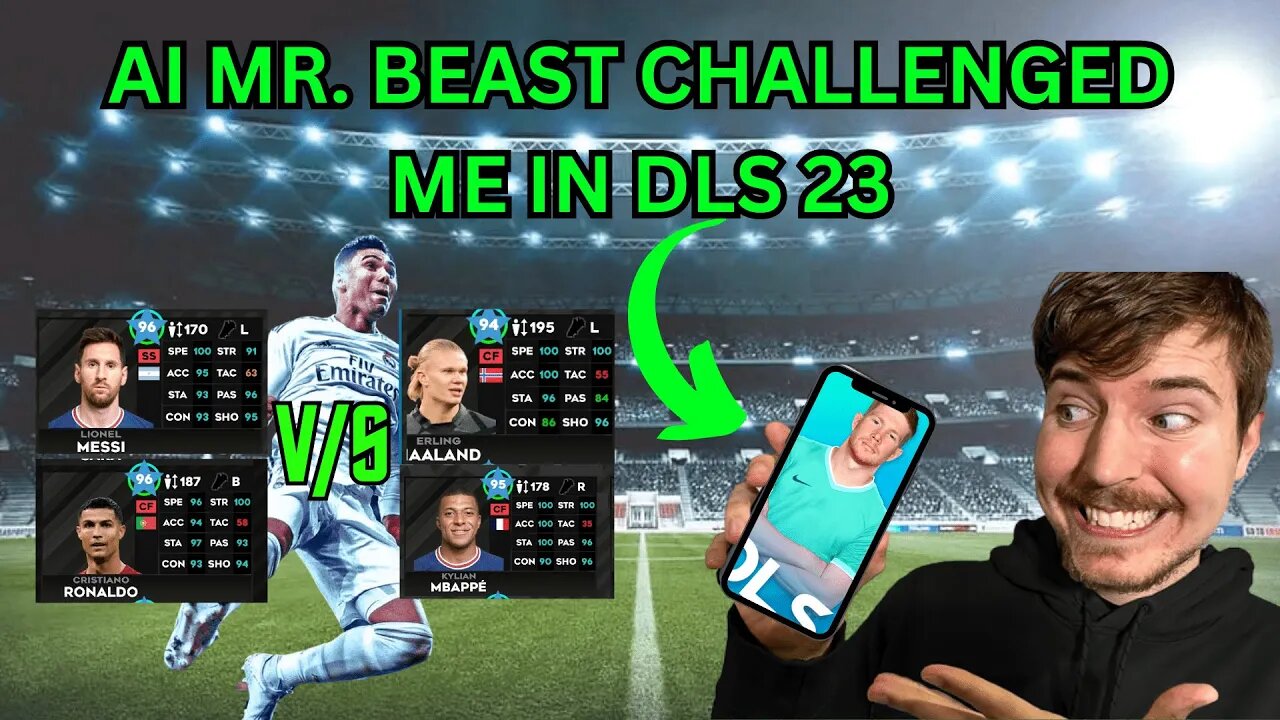 MR. BEAST CHALLENGED ME 🔥 IN DREAM LEAGUE SOCCER #dls23