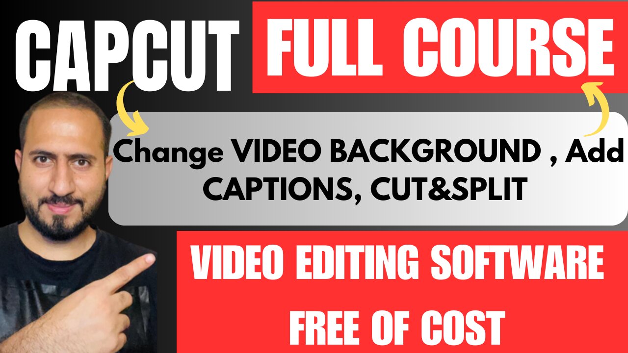 How to Edit Videos on Capcut. Change Background Add Subscribe button , Add Captions , Cut and Split