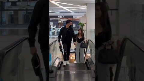 Holding the hand of an unknown girl