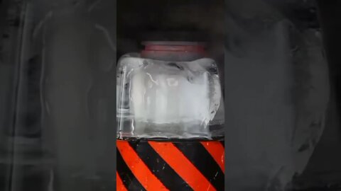 degree hydraulic press VS Ice