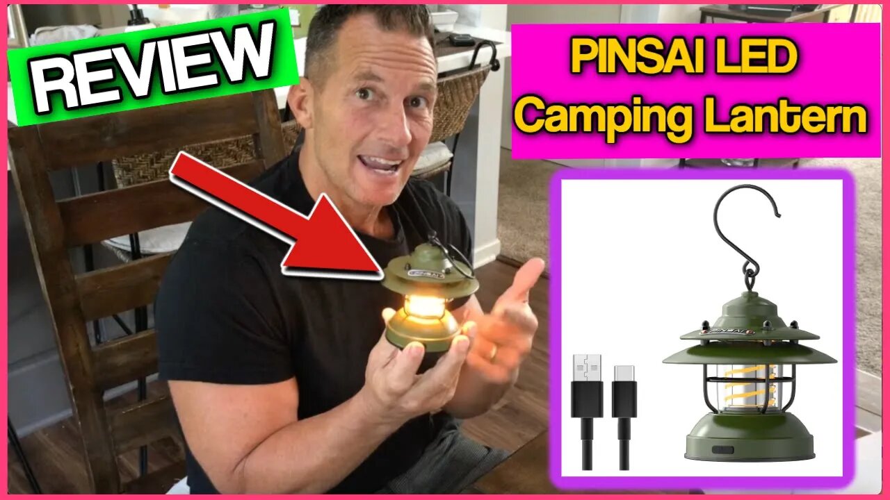 PINSAI LED Camping Lantern