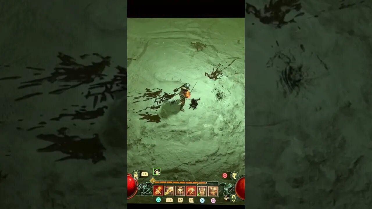 Diablo 4 Beta on a LG 65” C1 OLED! See link for full video #gamingsetup #gaming #diablo4