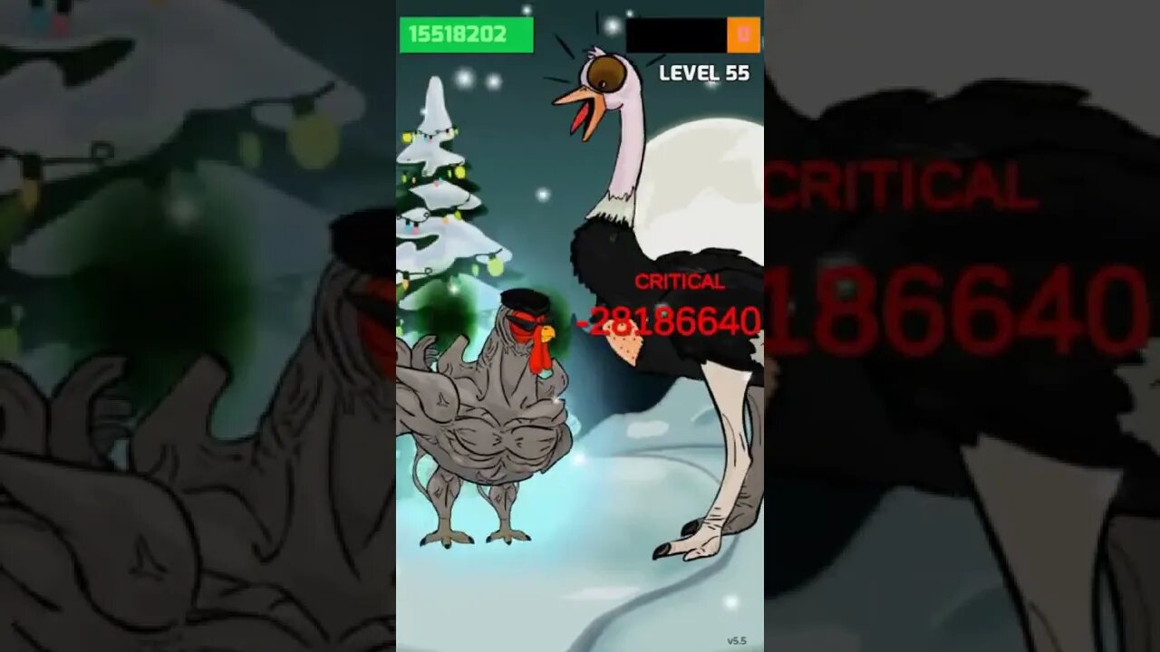 taguro vs ostrich lvl 55 - manok na pula