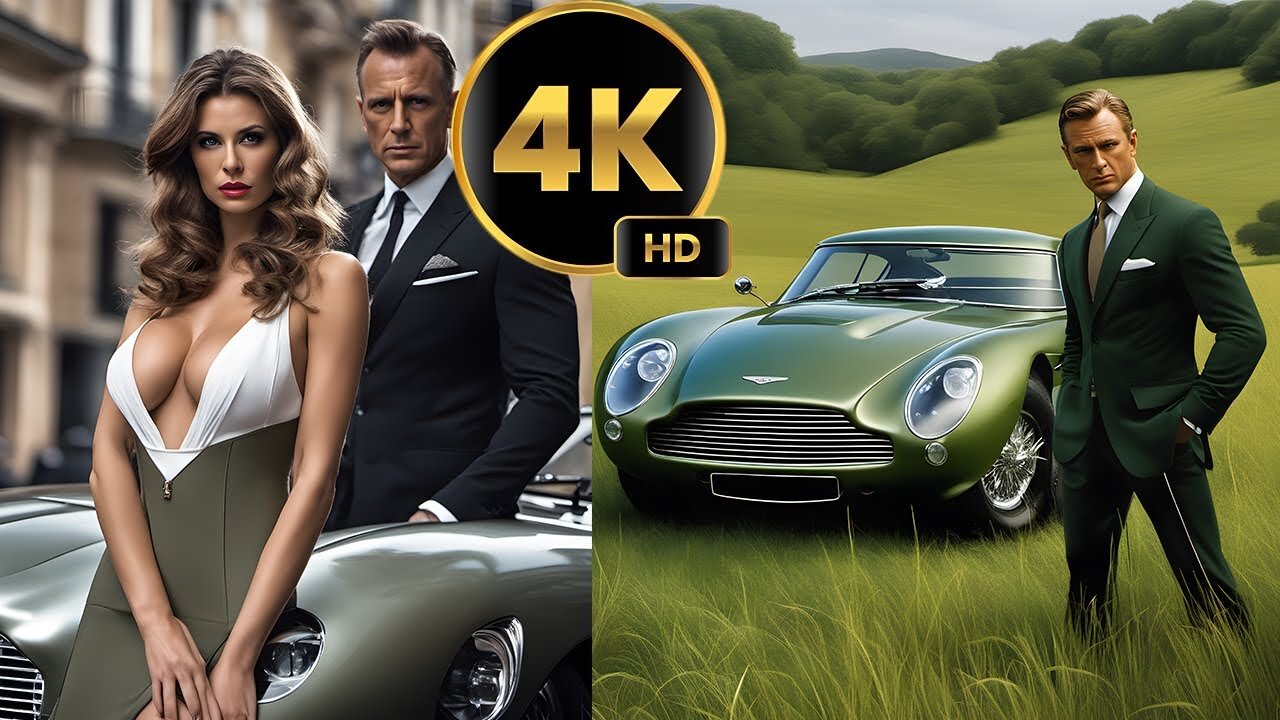 4K AI Lookbook ｜ AI Generated James Bond Style ｜ James Bond's New Style with AI