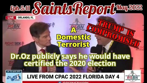 1k49. ‼️Dr.Oz Supports The 2020 Election Result