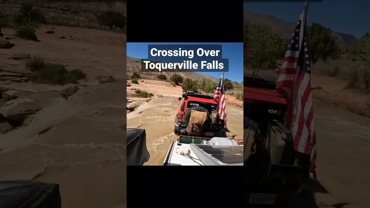 Driving Over Toquerville Falls