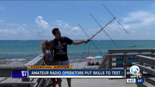 Amateur radio operators put skills to the test
