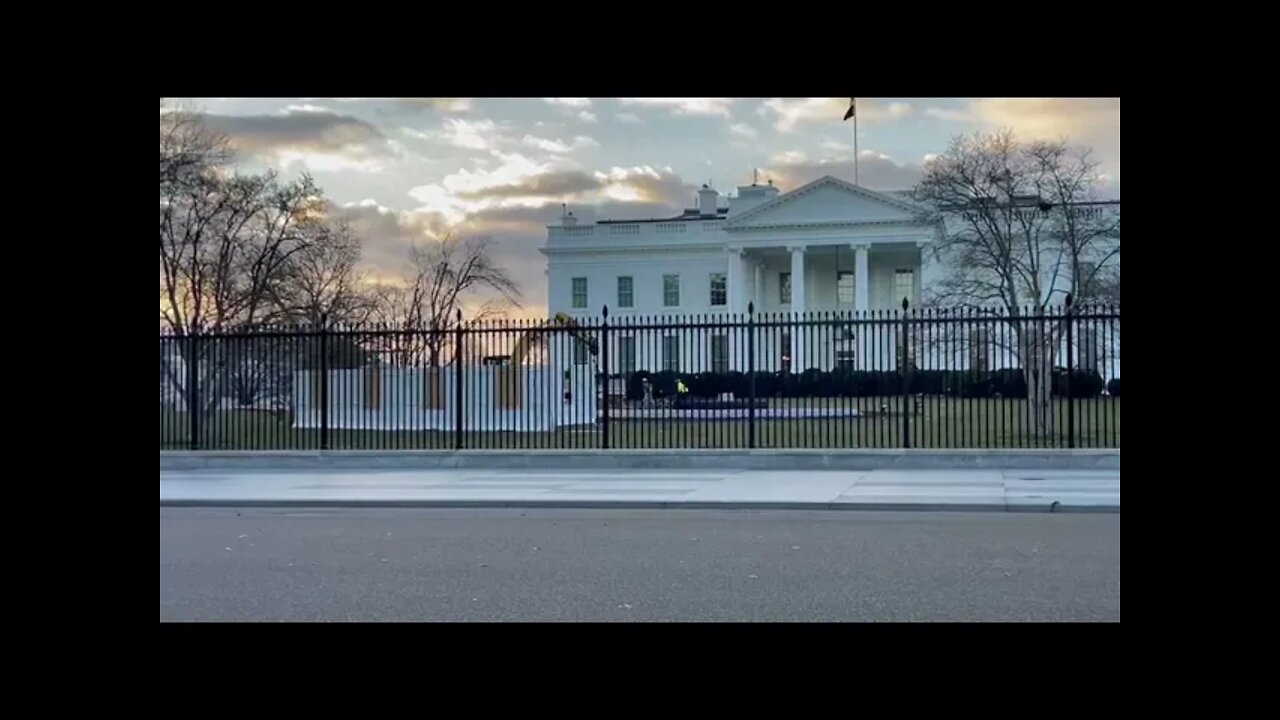 1/11/22 Richard Citizen Journalist in DC- Some Extra Thoughts on the Wall on WH Lawn from Richard