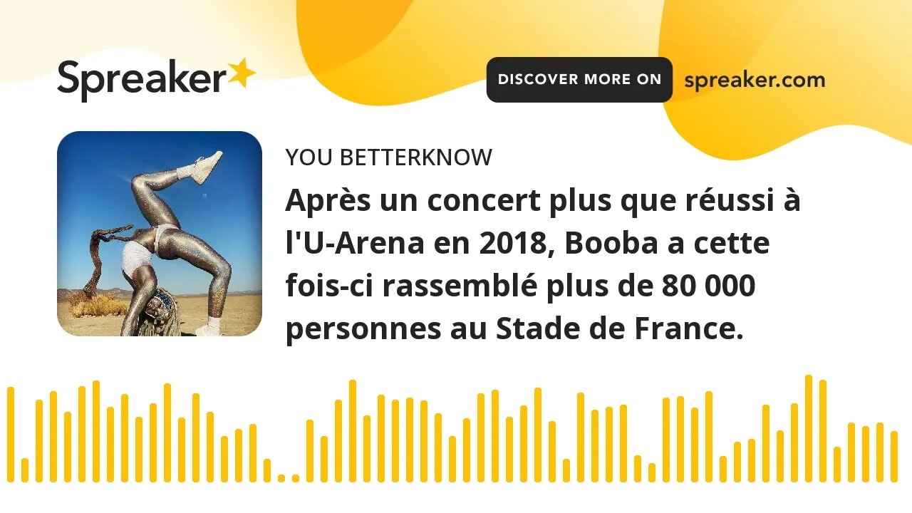 Après un concert plus que réussi à l'U-Arena en 2018, Booba a cette fois-ci rassemblé plus de 80 000