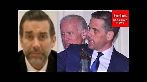 I Believe I Am Putting Myself At Grave Risk Testifying About Joe And Hunter Biden