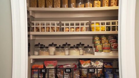 Creating an organized pantry