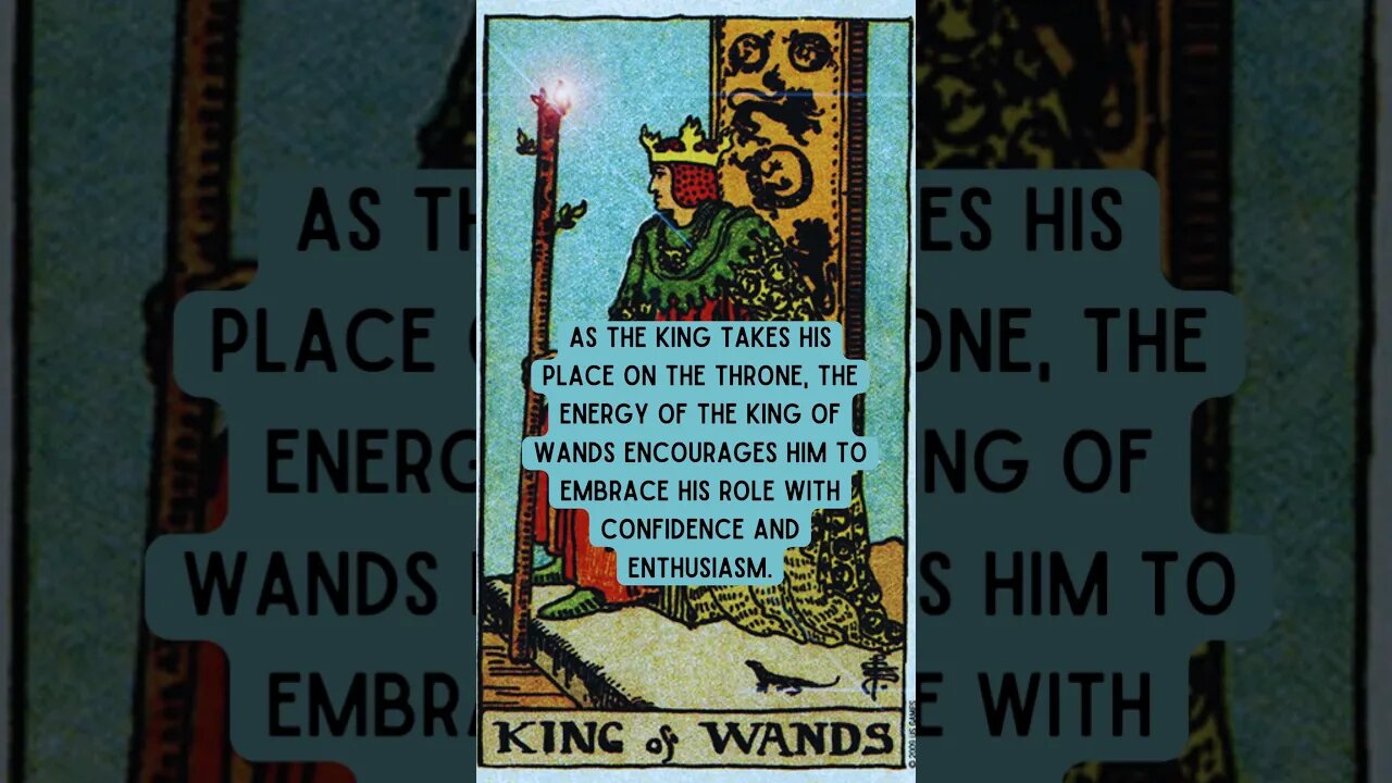 CORONATION TAROT! King of Wands! #shorts #coronation #tarot