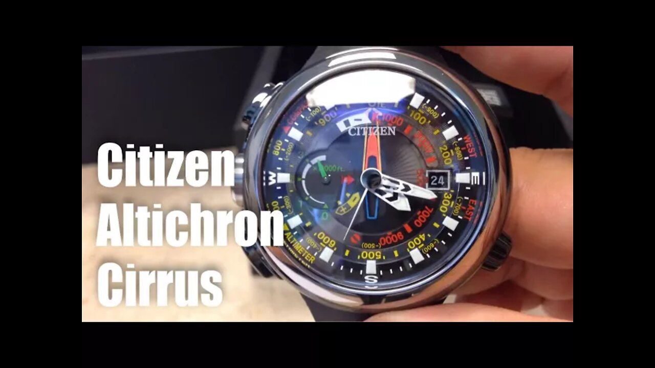 Citizen Eco-Drive Limited Edition Promaster Altichron Cirrus Watch BN5048-01E Review