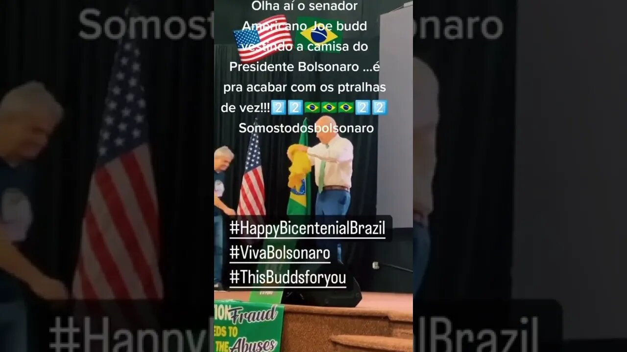 verdade ou não já merece aplasos. Senador Joe Buda EUA veste a camisa do Mito #shorts