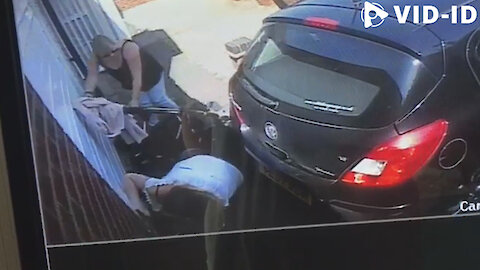 Girl Falls Over, To Busy On Her Phone || VID-ID