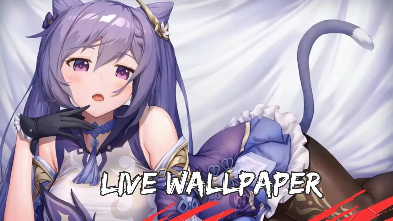 Keqing's Bewitching Charm Live Wallpaper