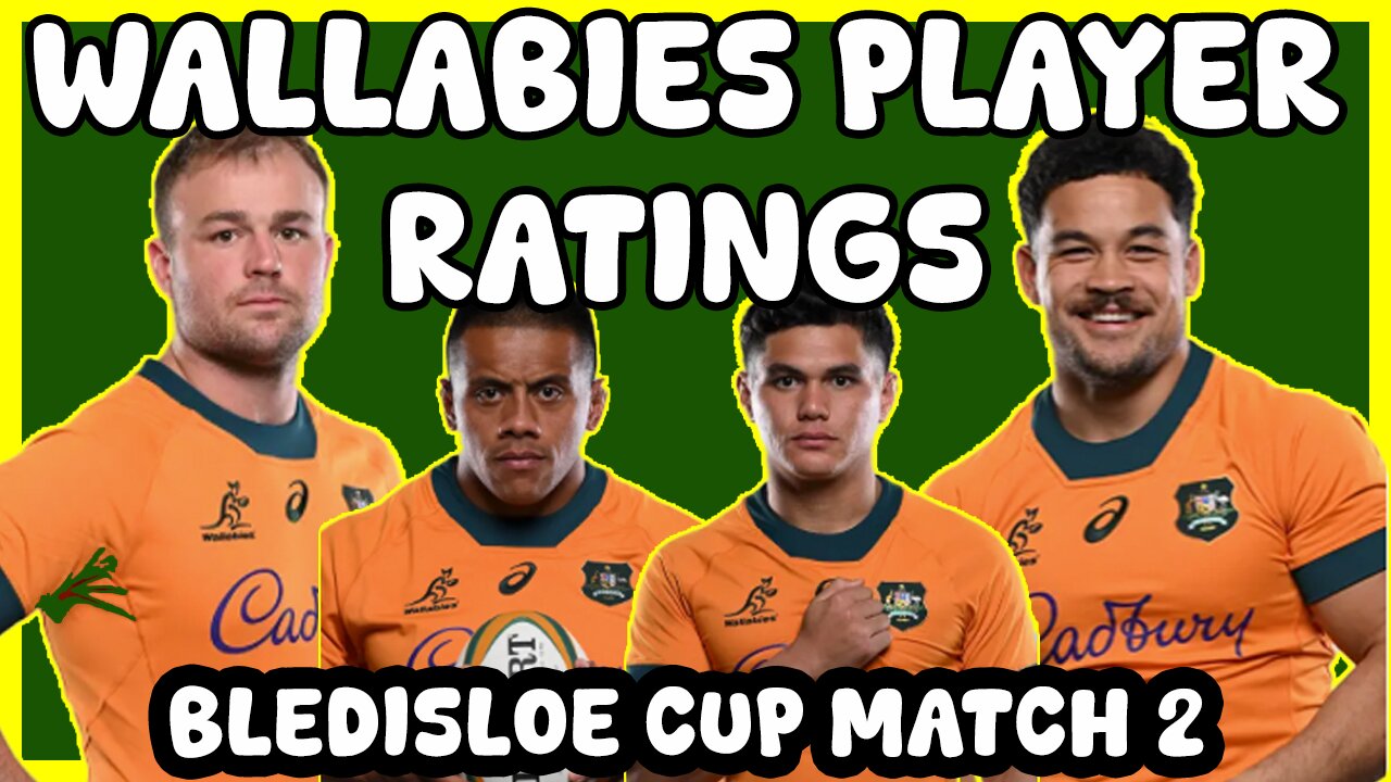 WALLABIES PLAYER RATINGS vs All Blacks - Rugby Championship