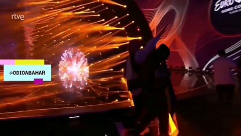 Nothing to see here, just the winners of Eurovision celebrating their win