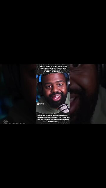 CRT SHOULD BE THE LAST CONCERN WHEN BLACK STUDENTS ARE FALLING BEHIND IN SCHOOLS #ytshorts #podcast