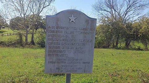 Sam Houston Baptism Creek