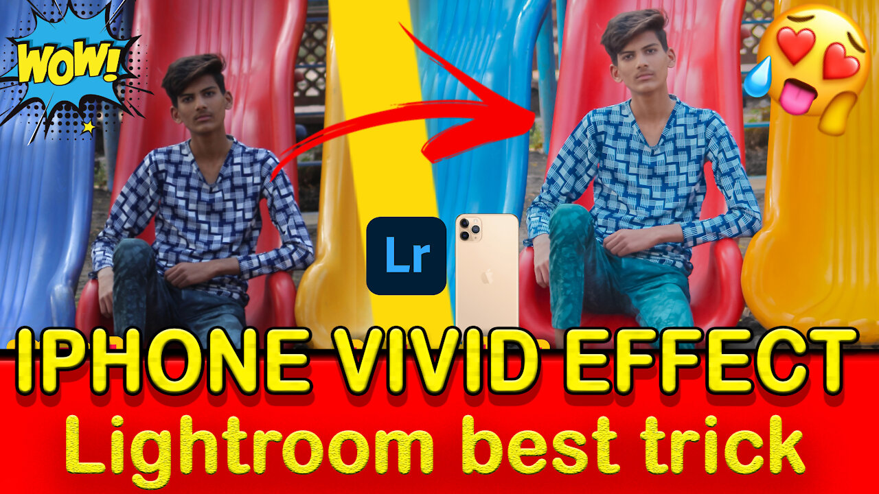 IPHONE VIVID FILTER | Lightroom Easy Tricks | Vivid Tone | Jishan Shaikh