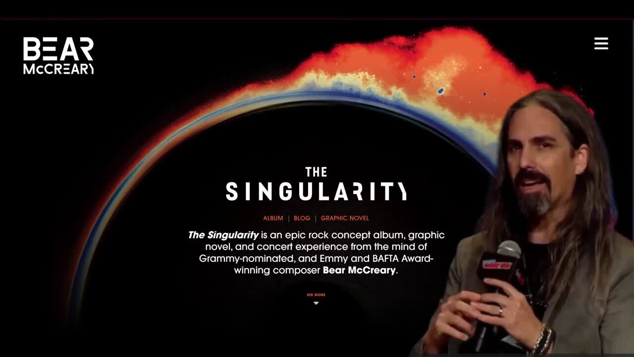 Bear McCreary Talks 'The Singularity' and 'Lord of the Rings: The Rings of Power' at NYC Comic Con!