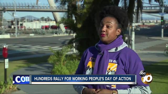 Union workers rally ahead of Surpreme Court case