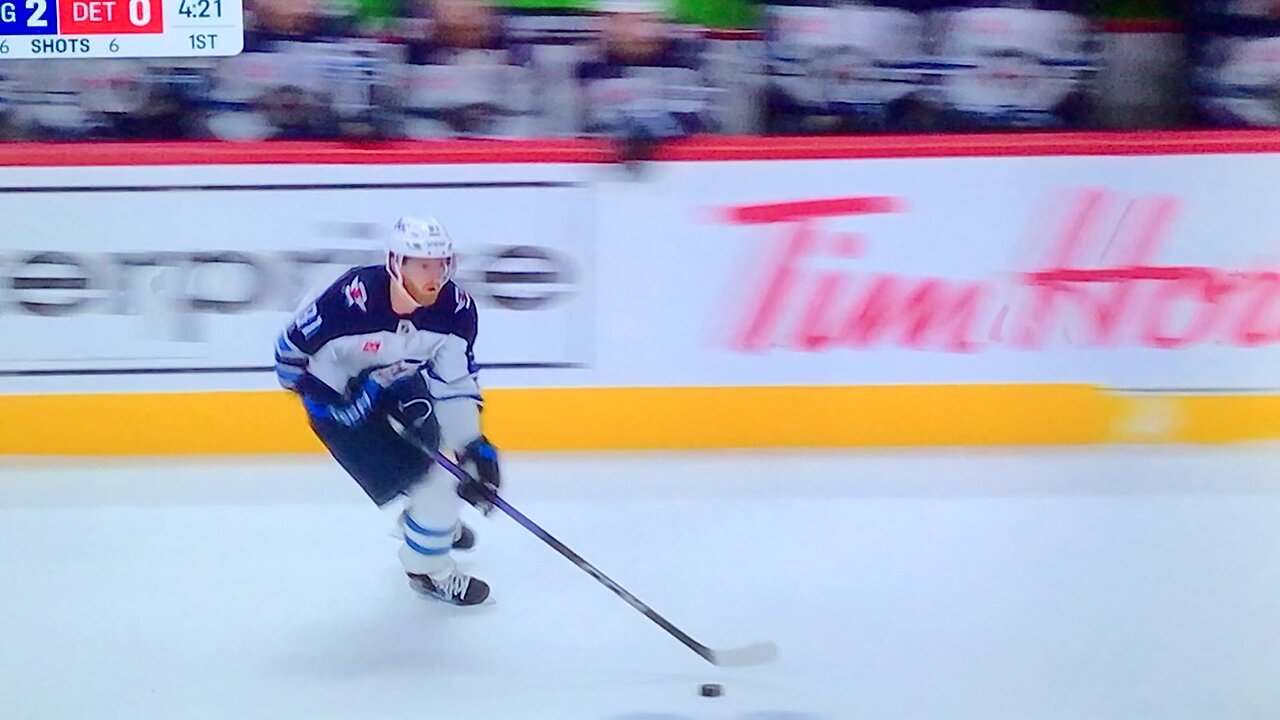 Jets LW #81 Kyle Connor 🥅(9)🏒Backhand Goal