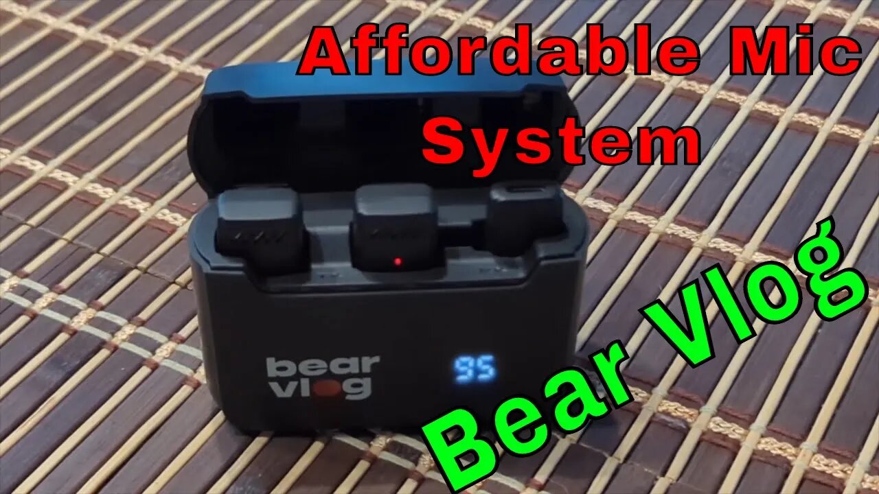 Bear Vlog Lavalier wireless Microphone, Affordable & Great Sound For The $$$