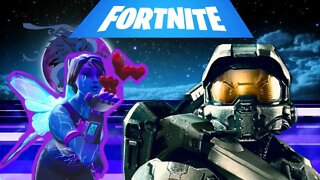 Master Chief has a new Girlfriend... PRINCESS LUNA "DREAM?!" Leave the Door Open / Fortnite Season 7