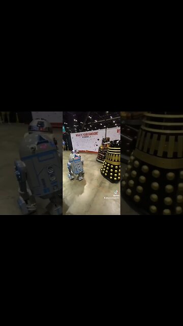🤖 MEGACON #DALEKS VS #R2D2 #WESTSIDESTORY #DOCTORWHO #STARWARS #MEGACON2023 🤖 #SUBSCRIBE #SHORTS