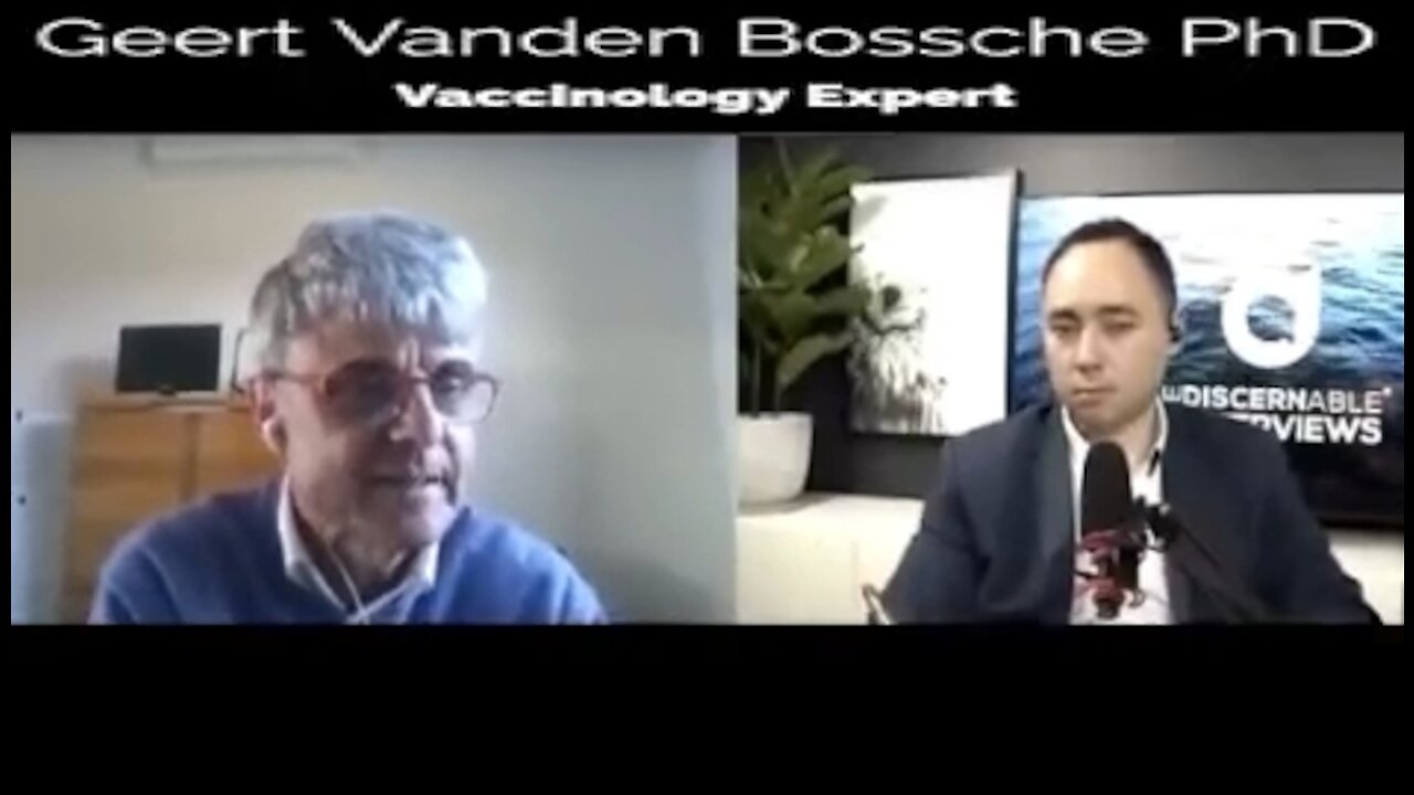 Geert Vanden Bossche PhD explains why children should not get vaccinated (met Nederlandse ondertiteling)