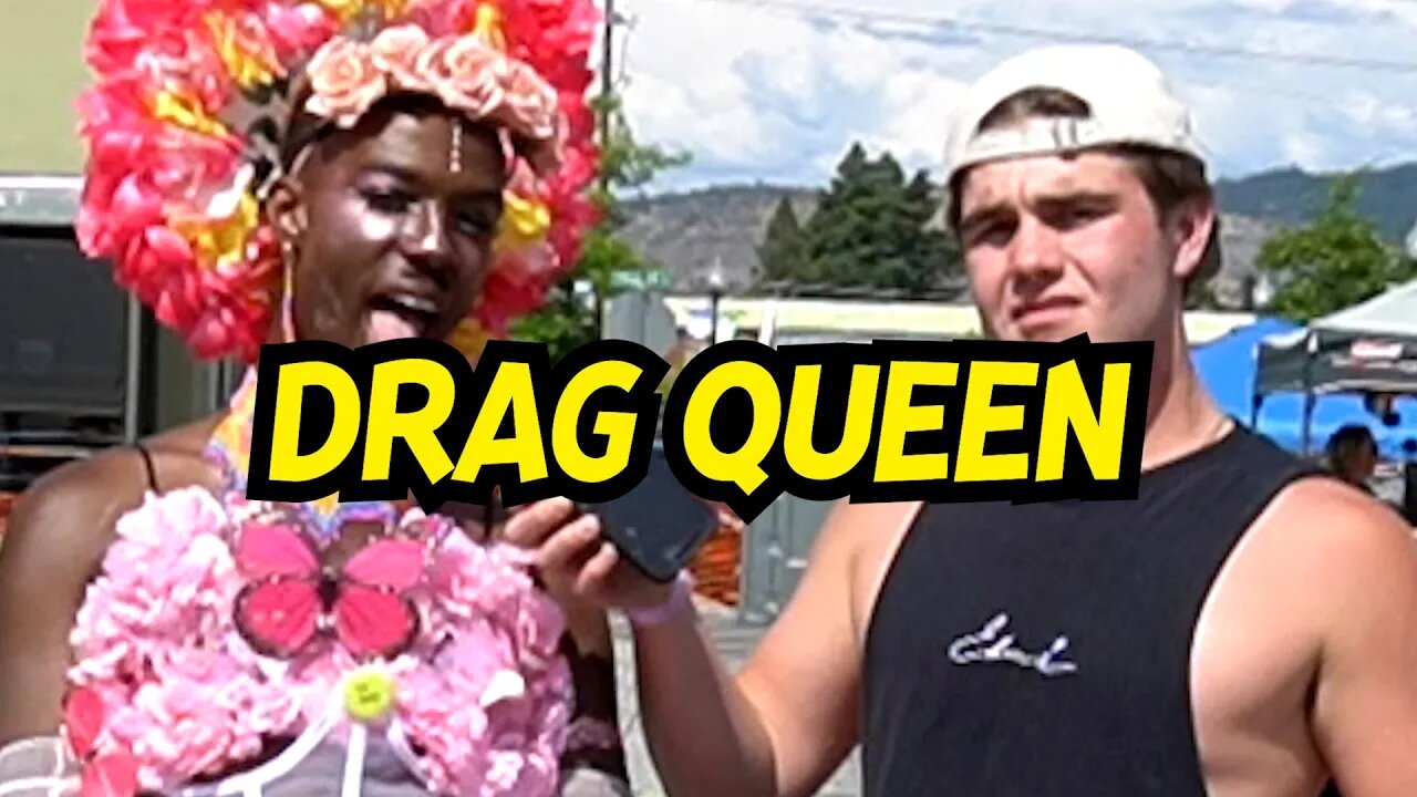 INTERVIEW WITH A DRAG QUEEN (PRIDE PARADE)