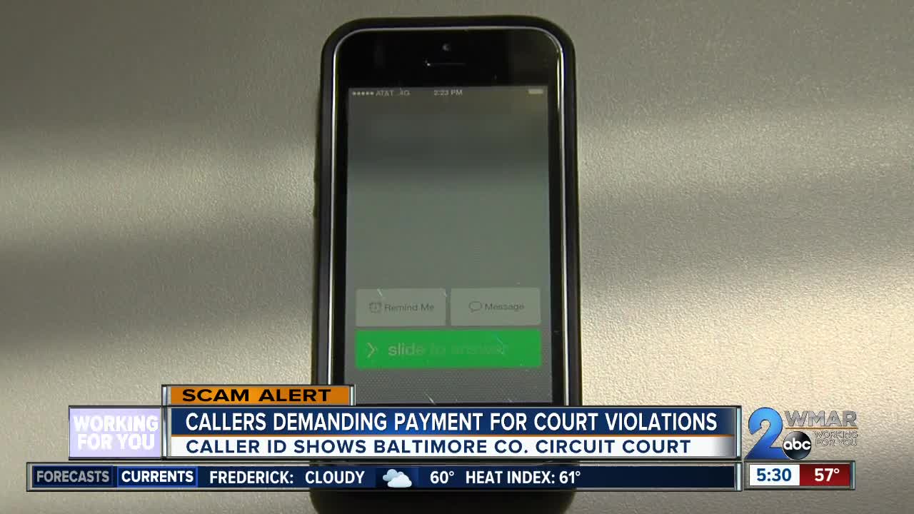 Scam Callers Demanding Payment For Court Violations