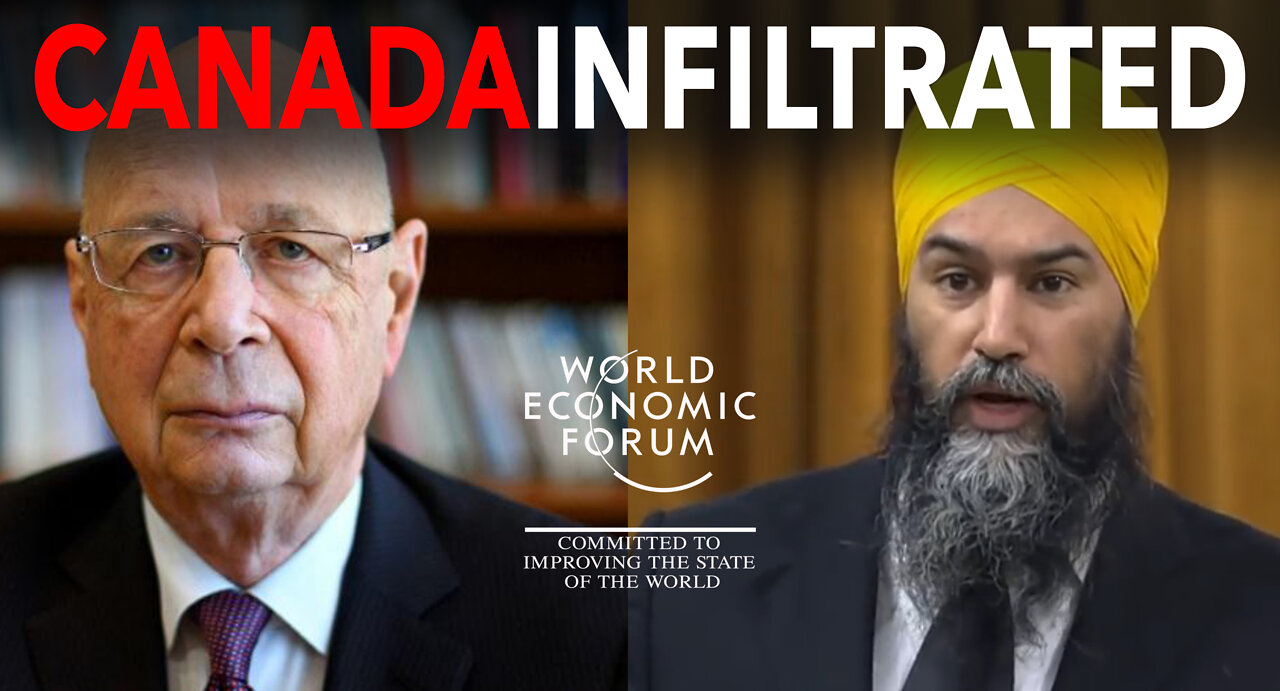 Klaus Schwab's Jagmeet Singh says Canadians want to overthrow the government