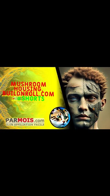 Mushroom Housing. BuildNRoll.com - #shorts