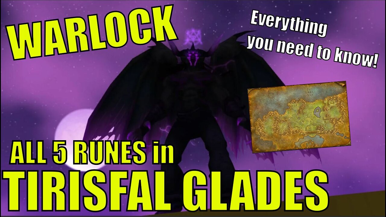 WARLOCK RUNE Locations TIRISFAL GLADES | World of Warcraft Classic Season of Discovery