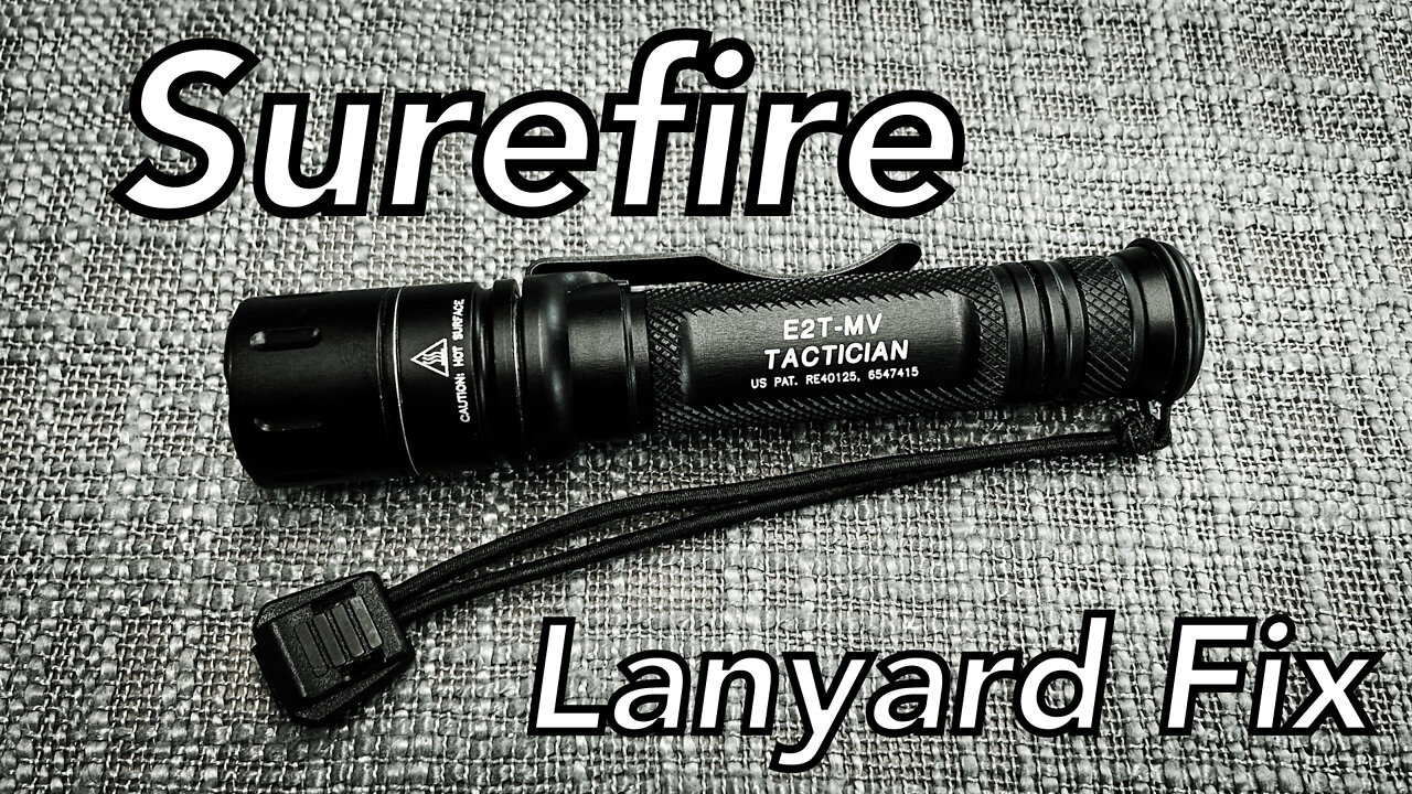 How to FIX your Surefire Tactician lanyard